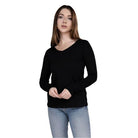 ZENANA Women's Long Sleeve Black Top, a stylish and comfortable casual travel top for women