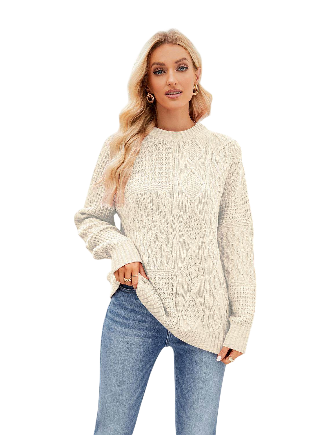 VacationGrabs Casual Vacation Sweater in Vibrant Red