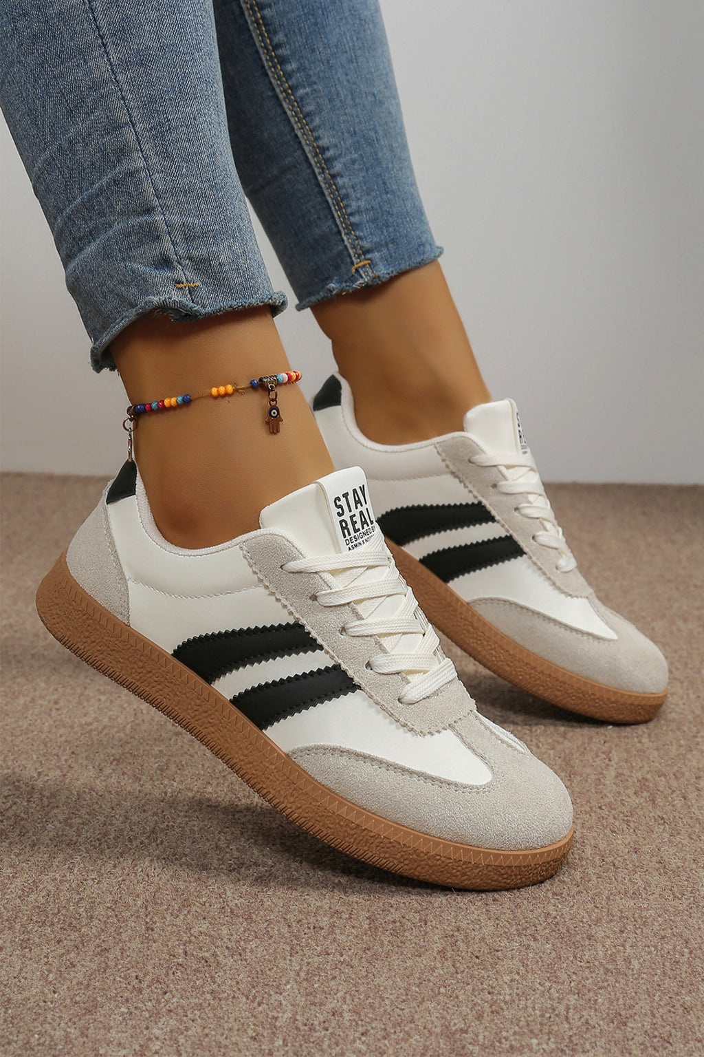 Harper Leather Lace Up Shoes