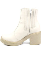 Women's Shoes - BootsSlip on Mid-Calf Chunk Boot - VacationGrabs