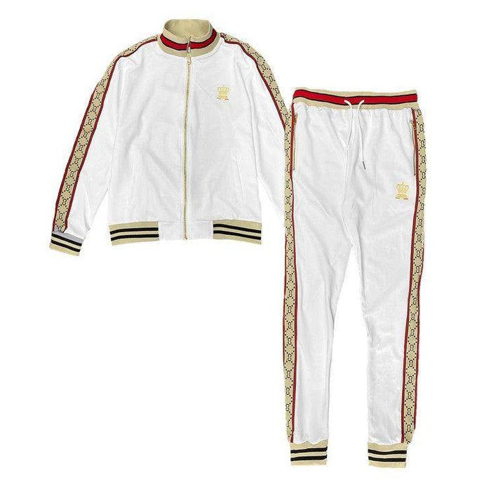 Cc Logo Track Jacket And Pant Set - VacationGrabs