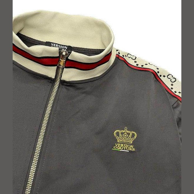 Cc Logo Track Jacket And Pant Set - VacationGrabs