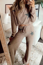 Star Top and Pants Lounge Set