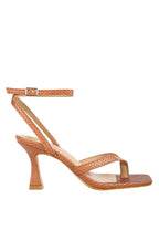 Celty Ankle Strap Spool Heel Sandals