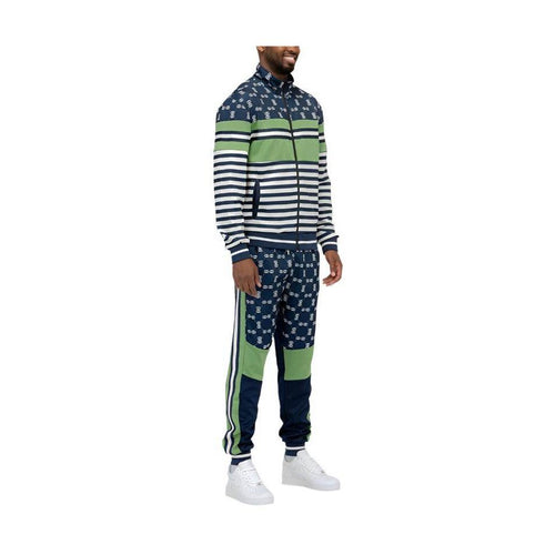 Men's 2PC Chain Link Track Suit - VacationGrabs
