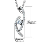 Elegant chain necklace pendant for women featuring a sparkling design with a central stone