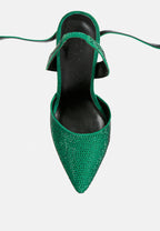 Charmer Diamante Studded High Heeled Sandal