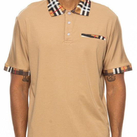 Men's Shirts Checkered Plaid Short Sleeve Ploto Shirt