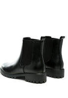 Stylish Rag Company black Chelsea ankle boots for men with elastic sides and comfortable sole