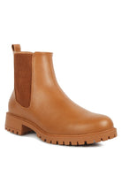 Rag Company Tan Chelsea Ankle Boots for Men with Stylish Design and Comfortable Fit