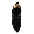 Rag Company women's black suede chelsea boot boots for stylish casual wear