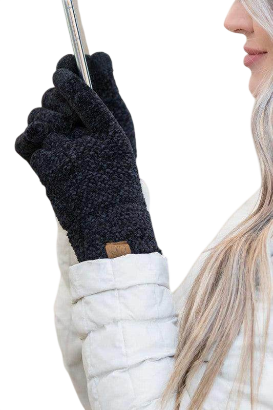 Chenille Touch Gloves for Women