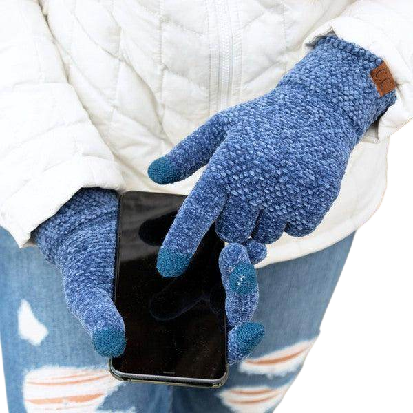 Chenille Touch Gloves for Women
