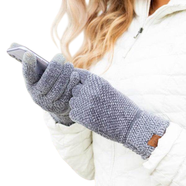 Chenille Touch Gloves for Women