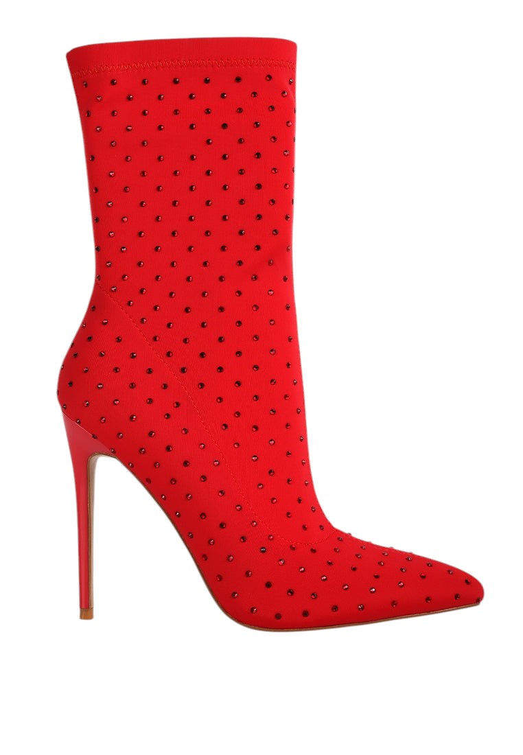 Cheugy Embellished Ankle Boots