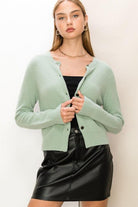 Women's Sweaters - Cardigans Chic Button-Front Cardigan Sweater