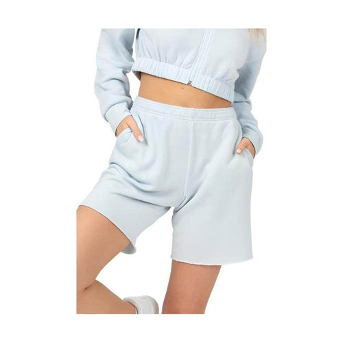 HYFVE Women's Chill Babe Shorts in Light Blue with Comfortable Fit and Side Pockets