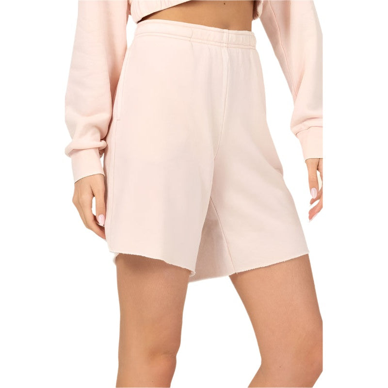 HYFVE Women's Chill Babe Shorts in Light Pink with Soft Fabric and Casual Fit