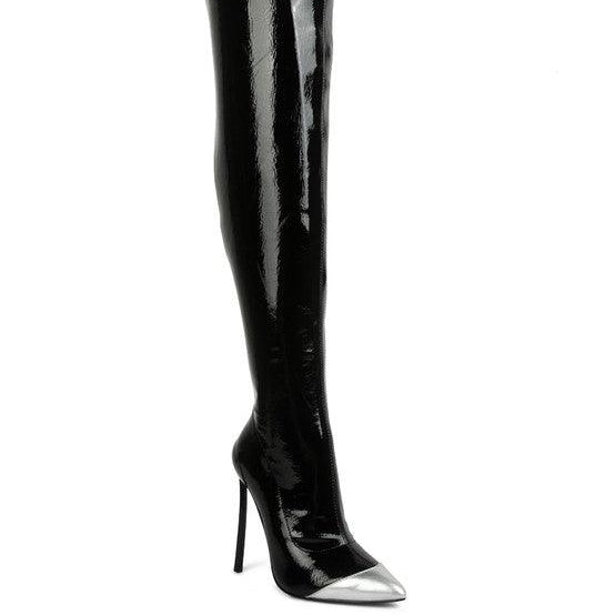 Women's Shoes - Boots Chimes High Heel Patent Long Boots