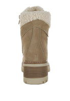 Rag Company chunky heel winter boots for women with cozy fur lining and sturdy construction