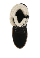 Rag Company women's ankle boots with a chunky heel and cozy fleece lining, perfect winter boots for women