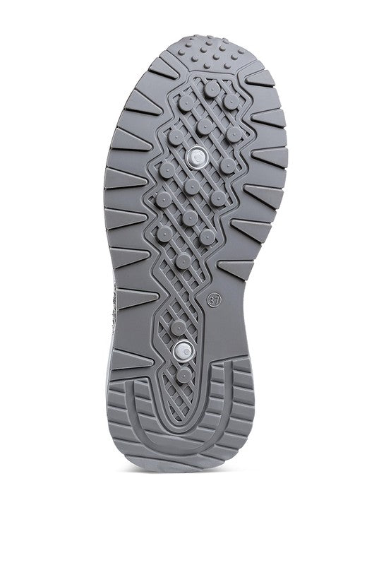 Rag Company women's chunky lifestyle sneakers with durable rubber sole