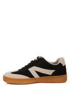 Rag Company women's chunky patchwork sneakers men in black and beige