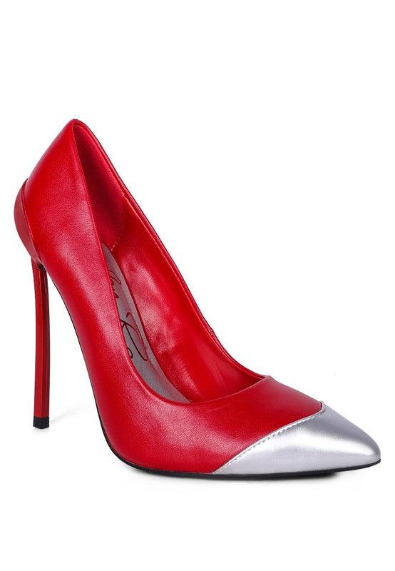 Women's Shoes - Heels Cidra Silver Dip Stiletto Heels