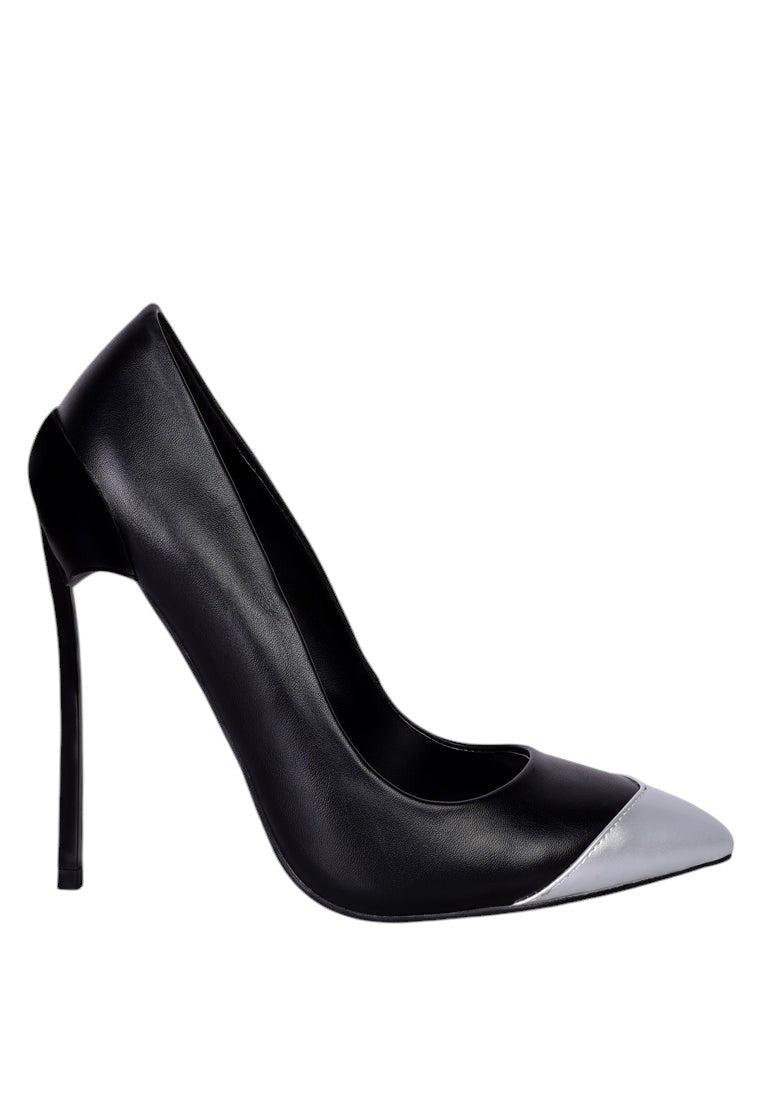 Cidra Silver Dip Stiletto Heels