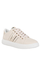 Claude Faux Leather Back Panel Detail Sneakers