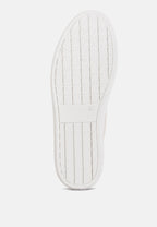 Claude Faux Leather Back Panel Detail Sneakers
