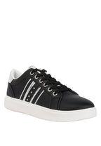 Claude Faux Leather Back Panel Detail Sneakers