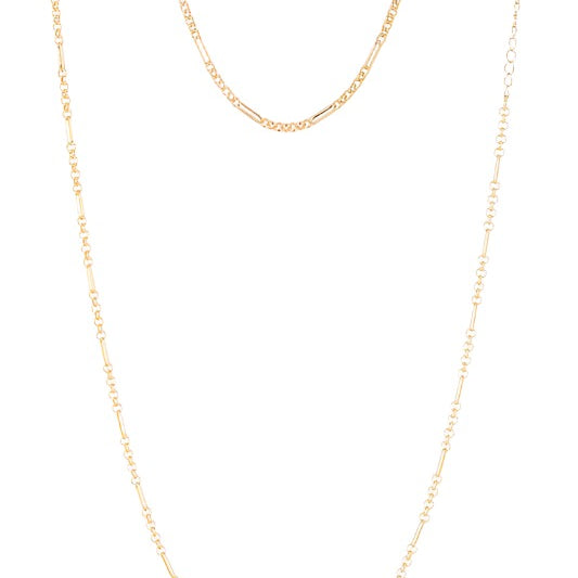Women's Jewelry - Sets Clip chain bracelet and necklace set- gold