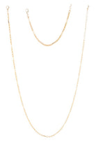 Women's Jewelry - Sets Clip chain bracelet and necklace set- gold