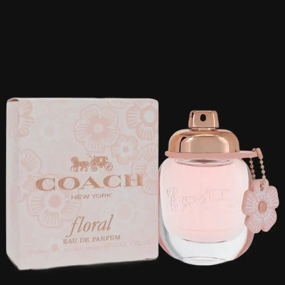Coach Floral perfume for women in a stylish bottle with a floral charm and elegant packaging