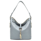 Light blue leather coach purse shoulder bag for everyday use