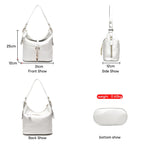 White coach purse shoulder bag, stylish and versatile for everyday use