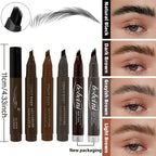 Travel friendly brow tint pens in various shades for easy makeup application