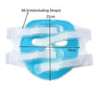 Cold gel face mask with adjustable straps for soothing skin relief