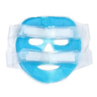 Cold gel face mask, blue, soothing for skin treatment