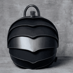 Unique design collapsible travel backpack leather with multiple layers for stylish and practical use