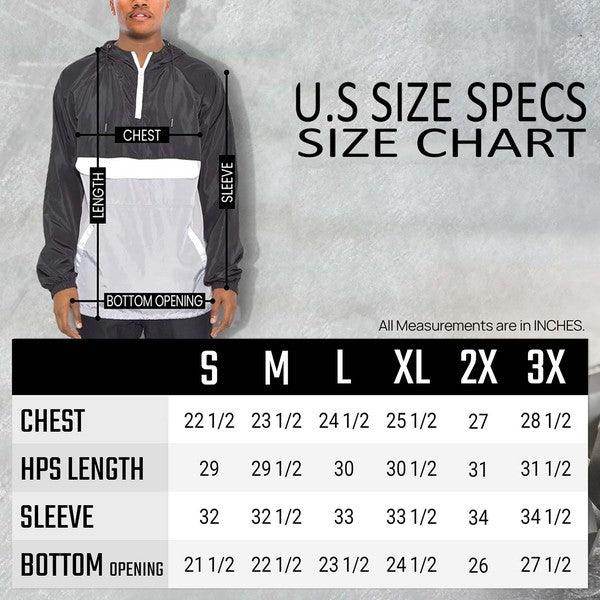 Color Block Jacket Pullover Windbreaker - VacationGrabs