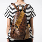 Color block daypack from VacationGrabs featuring a stylish design and comfortable fit for everyday use