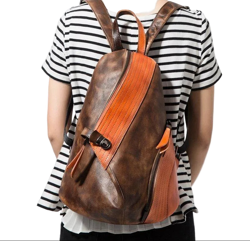VacationGrabs Color Block Daypack for Stylish Travel