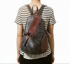 Stylish color block daypack from VacationGrabs with a modern design and functional features