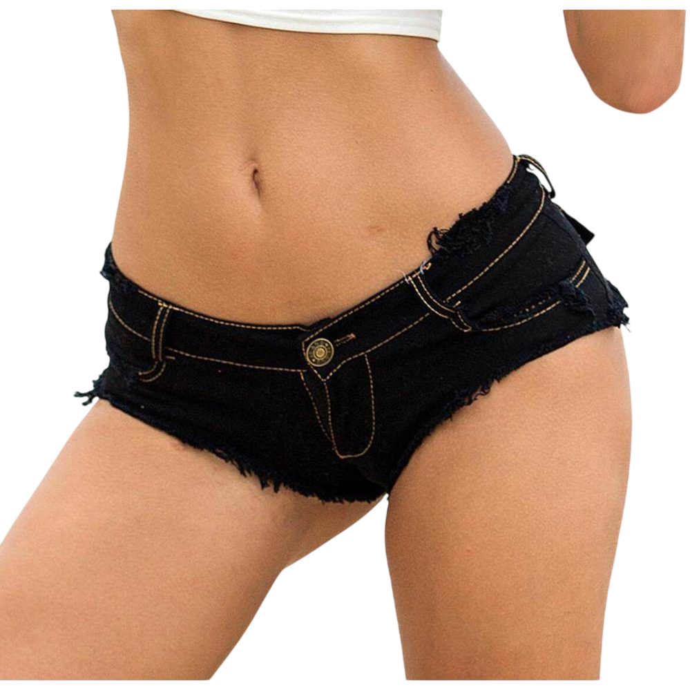 VacationGrabs Colorful Denim Shorts for Women