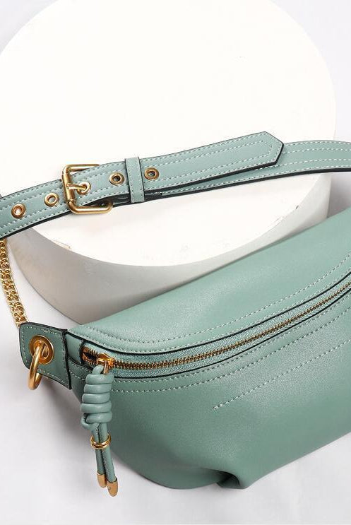 Luggage & Bags - Backpacks Colorful Leather Fanny Packs Chest Bags For Women