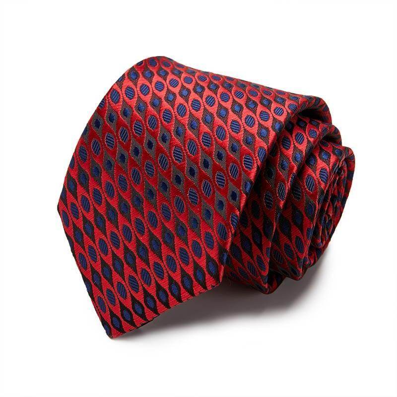 Colorful Silk Neck Ties Formal Professional Slim Ties - VacationGrabs