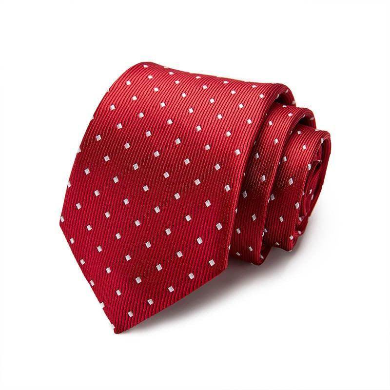 Colorful Silk Neck Ties Formal Professional Slim Ties - VacationGrabs