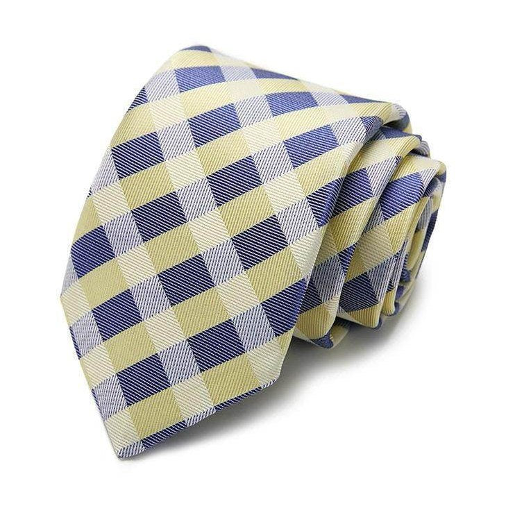 Colorful Silk Neck Ties Formal Professional Slim Ties - VacationGrabs
